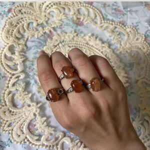 wholesale sunstone rings